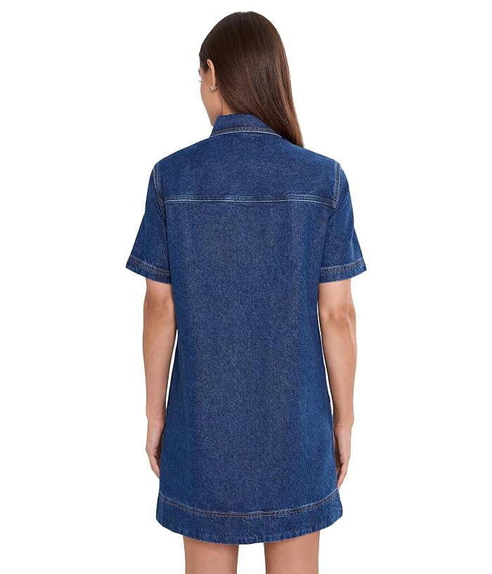 Madewell Polo Mini Dress in Airy Denim - Image 4