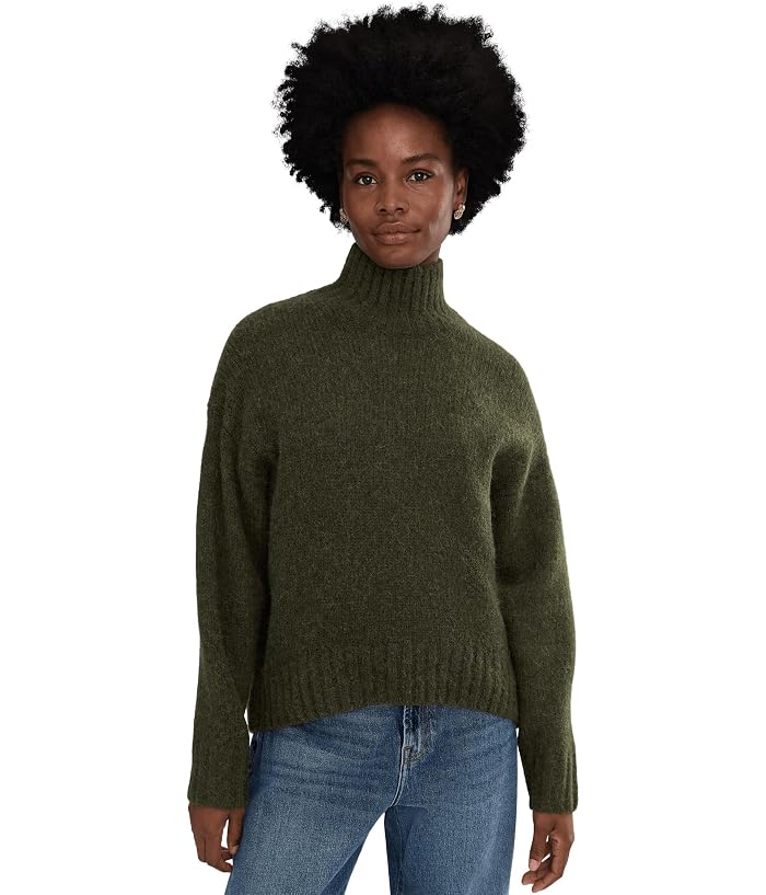 Madewell Fluffy Wool Balham Hi-Low Turtle