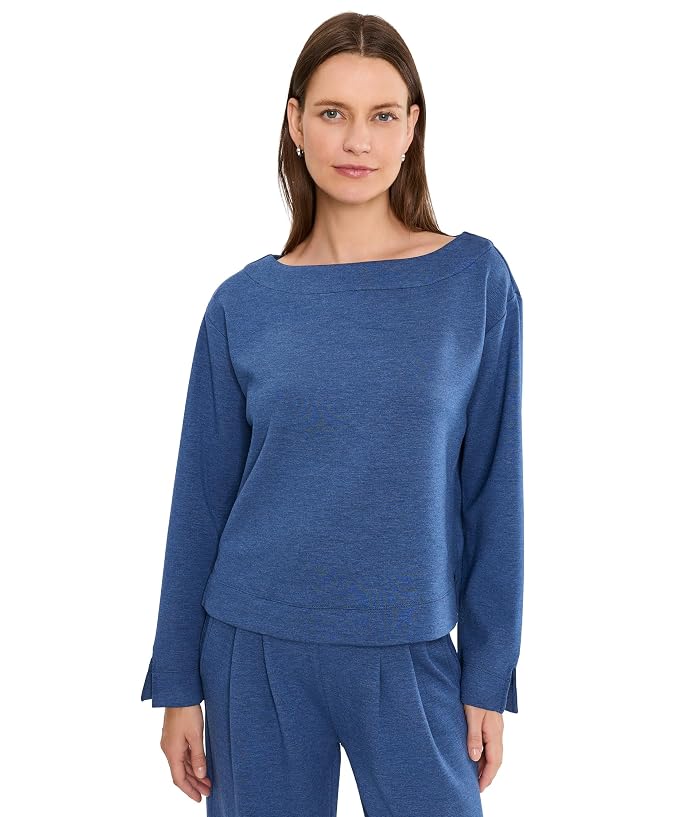 Liverpool Los Angeles Long Sleeve Boatneck Top