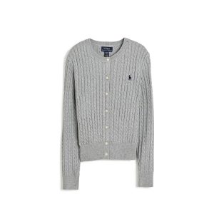 Polo Ralph Lauren Kids Mini-Cable Cotton Cardigan (Big Kid)