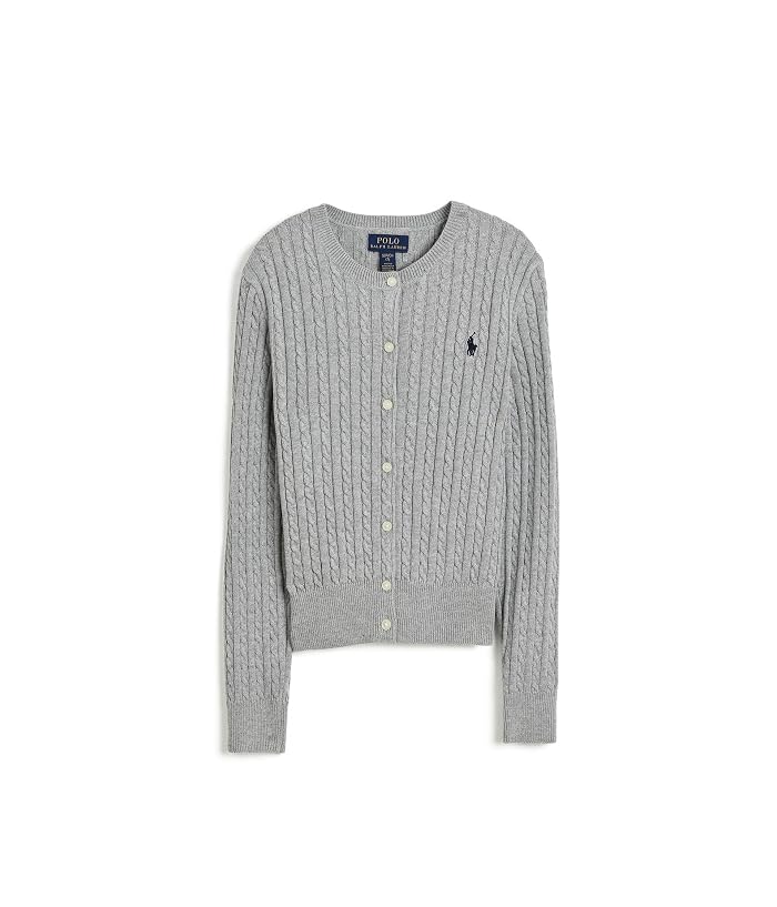 Polo Ralph Lauren Kids Mini-Cable Cotton Cardigan (Big Kid)