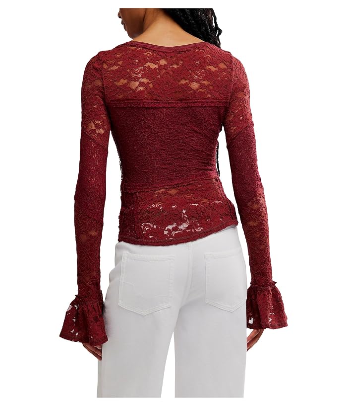 Free People Lace Layering Long Sleeve - Image 3