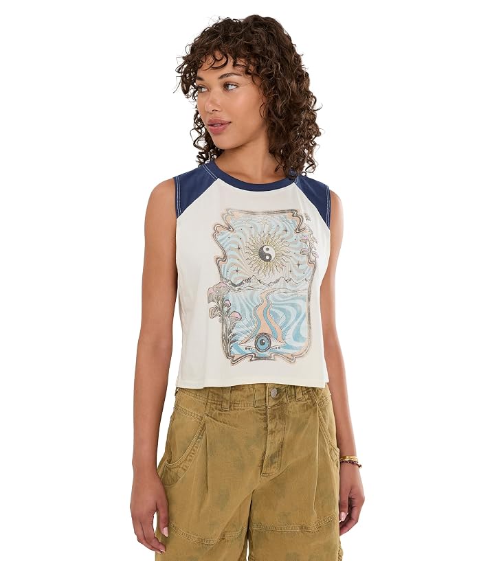 Spiritual Gangster Cosmic Mirage Rally Crop Tank