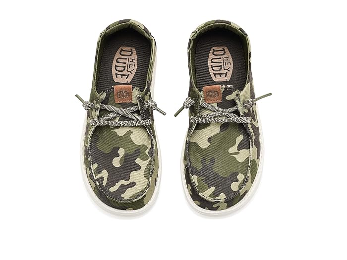 Hey Dude Kids Wendy Essential Camo (Little Kid/Big Kid) - Image 2