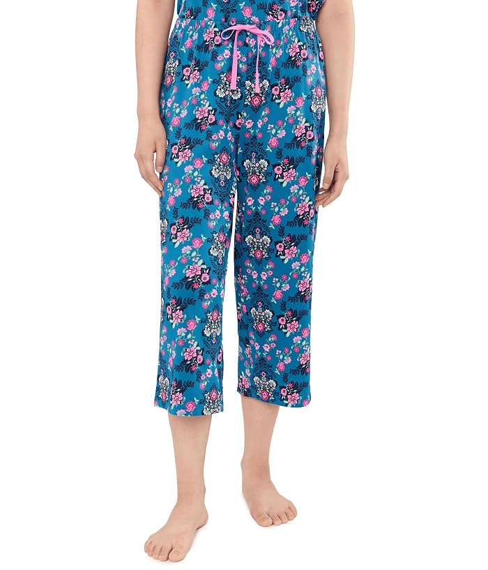 Karen Neuburger Henley Top & Crop Pantss Pajama Set - Image 4
