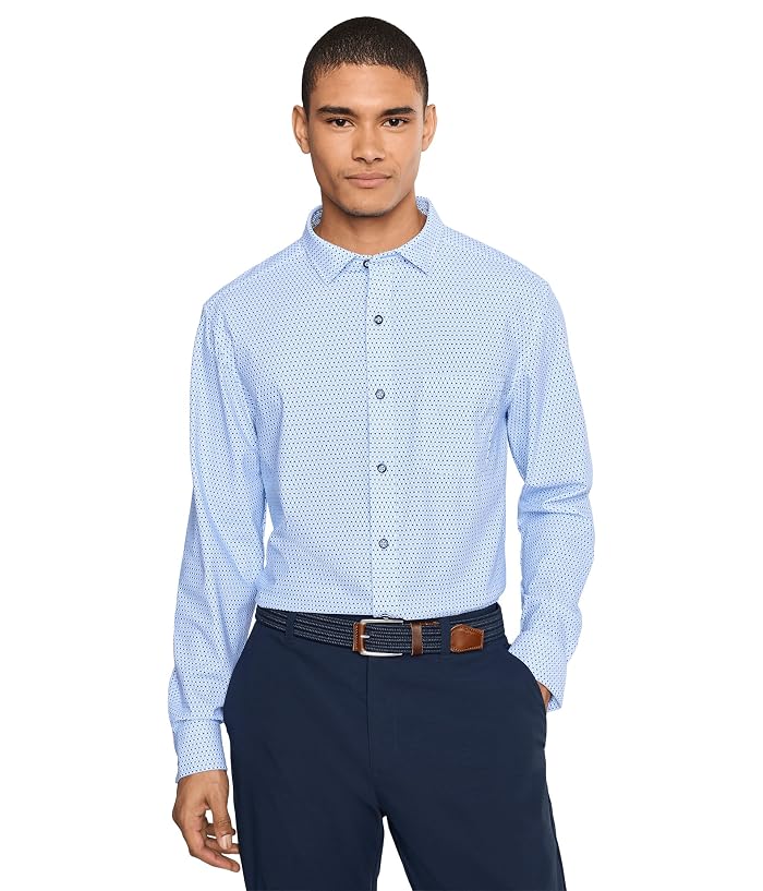 Johnston & Murphy XC+ Motion Long Sleeve Dress Knit Shirt