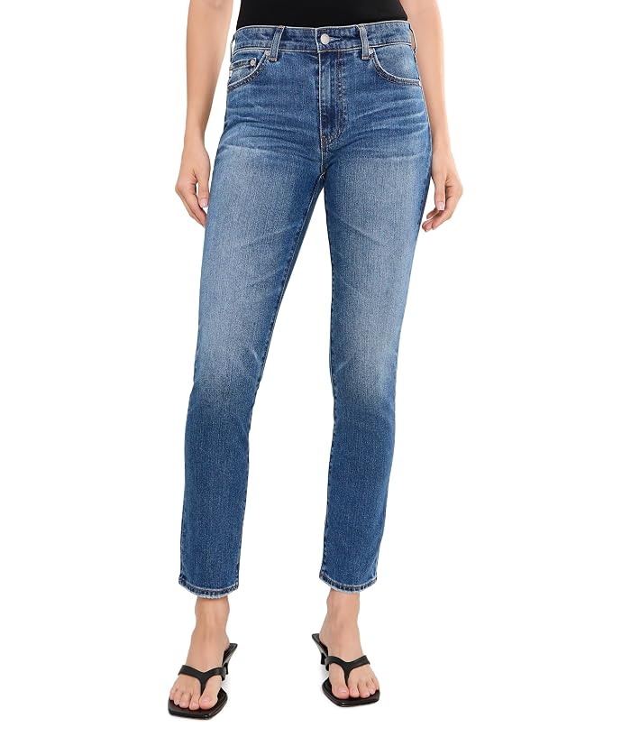 AG Jeans Mari Mid-Rise Slim Straight Jeans