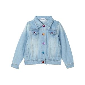 Lola and The Boys Crystal Rain Denim Jacket (Toddler/Little Kid/Big Kid)