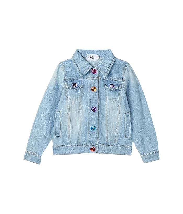 Lola and The Boys Crystal Rain Denim Jacket (Toddler/Little Kid/Big Kid)