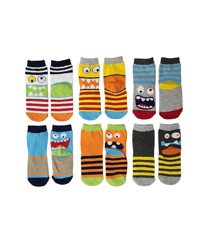 Jefferies Socks Monster Crew Socks 6-Pack (Toddler/Little Kid/Big Kid) - Image 2