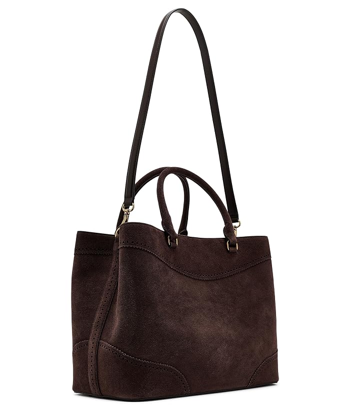 Lauren Ralph Lauren Perforated Suede Large Marcy Satchel - Image 2