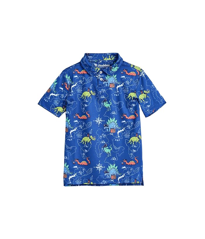 Chubbies Kids The Lil Rex Marks The Spot (toddler Performance Polo) (toddler/Little Kid)