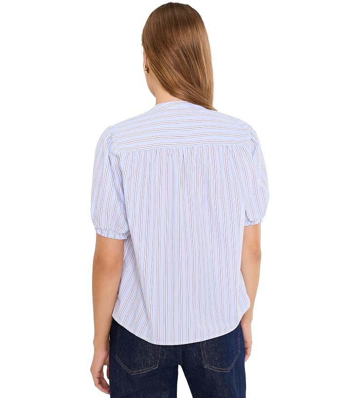 NIC+ZOE Petite Eton Stripe Shirt - Image 4