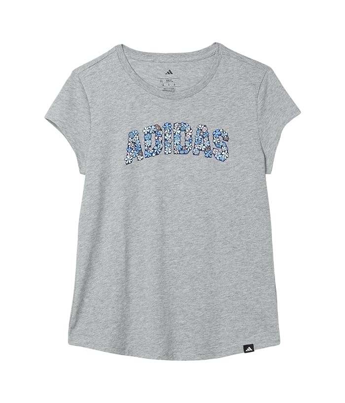 adidas Kids Essential Heather Tee (Big Kid) - Image 2