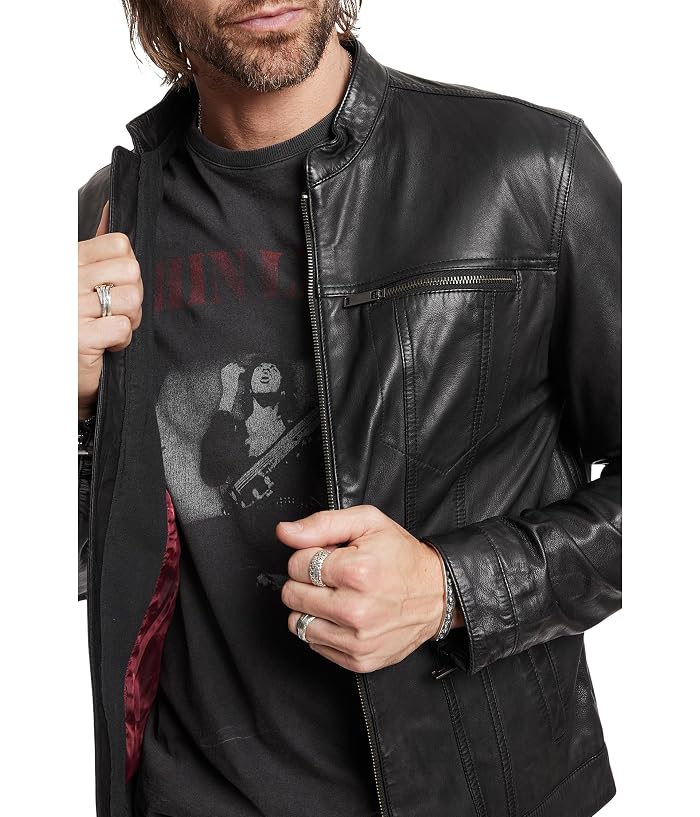John Varvatos BRANDO BAND COLLAR JACKET - Image 3