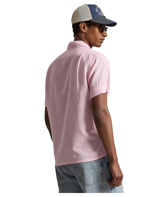 Polo Ralph Lauren Classic Fit Linen-Blend Seersucker Shirt - Image 3