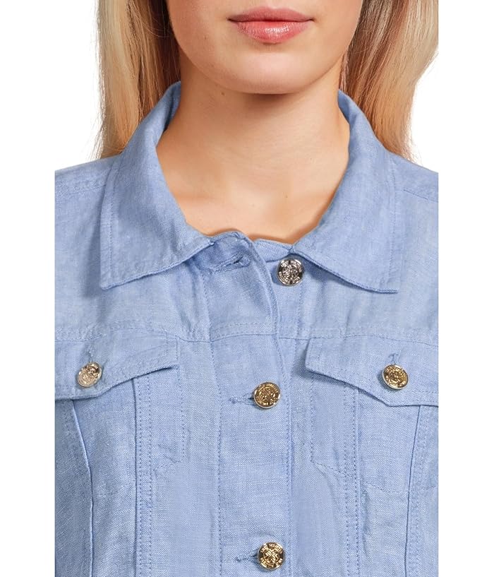 Lilly Pulitzer Seaspray Linen Jacket - Image 4