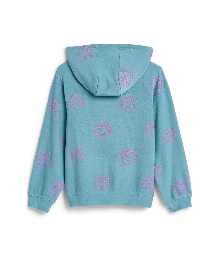 Chaser Kids All Over Smiley Face Icons Zip-Up Hoodie (Little Kid/Big Kid) - Image 2