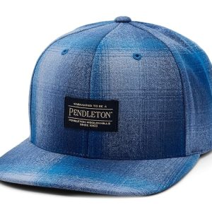 Pendleton Plaid Flat Brim Hat