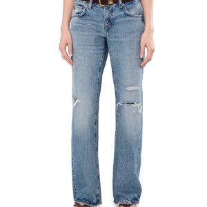 7 For All Mankind Low Straight in Wave