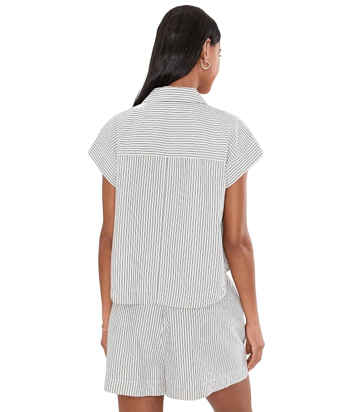 Madewell Mindy Shirt - Seersucker - Image 4