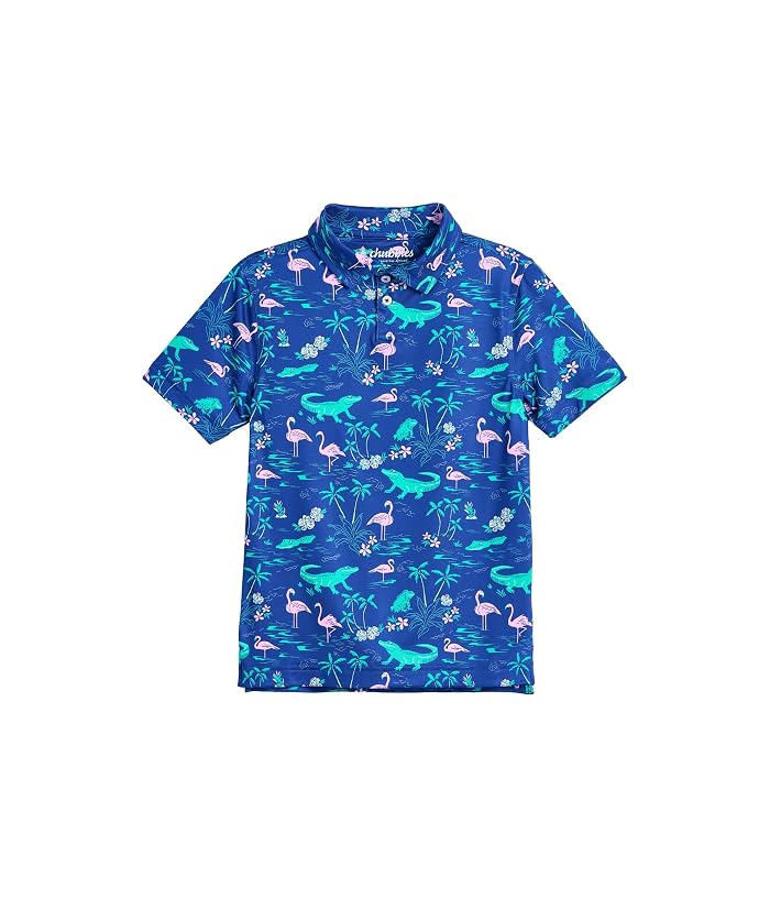 Chubbies Kids The Swamp And Circumstance Performance Polo (Big Kid) - Image 4