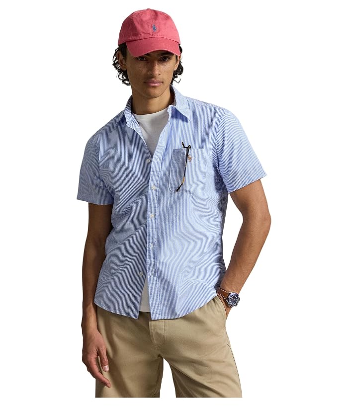 Polo Ralph Lauren Prepster Classic Fit Seersucker Shirt - Image 4