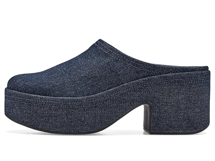FitFlop Platfforms Denim Heeled Mules - Image 2