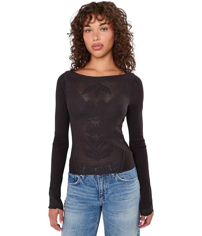 Free People Delilah Long Sleeve Top