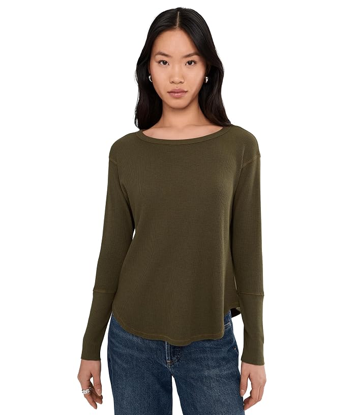 Mod-o-doc Long Sleeve Dropped Armhole Oversized Top