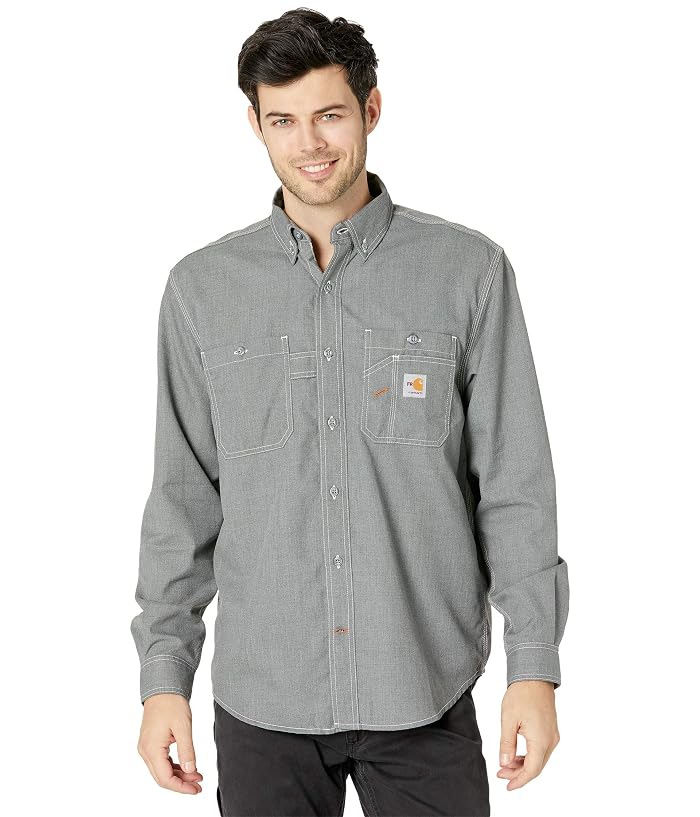 Carhartt Flame-Resistant Force Original Fit Lightweight Long Sleeve Button Front Shirt