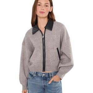 Blank NYC Bomber Sweater