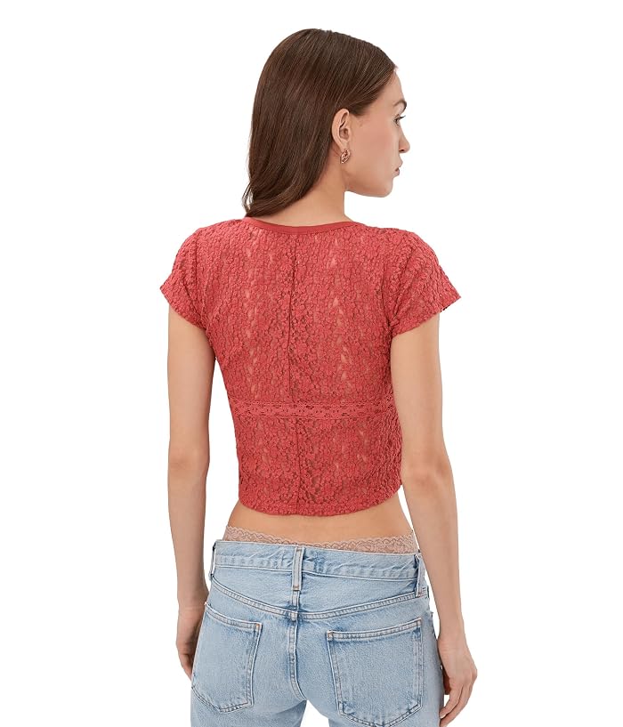 Free People Claro Short Sleeve Tee - Image 4