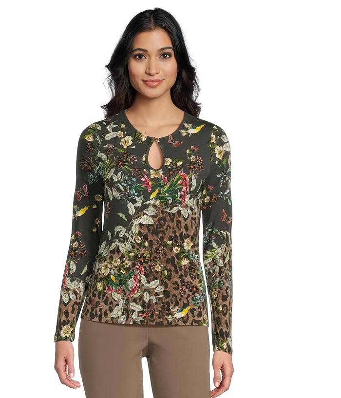 Johnny Was The Janie Favorite Keyhole Top