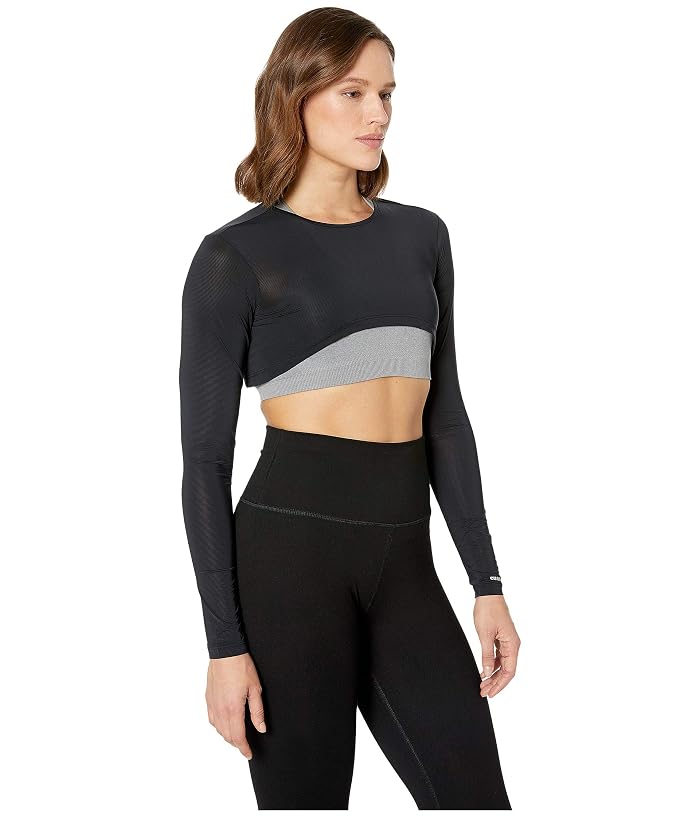 Jamie Sadock Sunsense® 35 SPF Lightweight Long Sleeve Crew Neck Crop Layering Top - Image 4