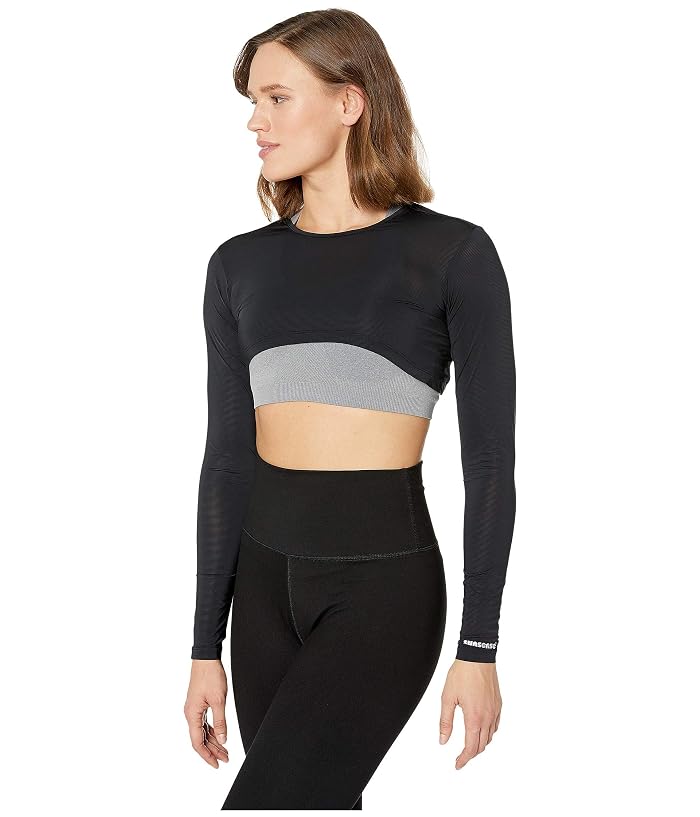 Jamie Sadock Sunsense® 35 SPF Lightweight Long Sleeve Crew Neck Crop Layering Top - Image 2