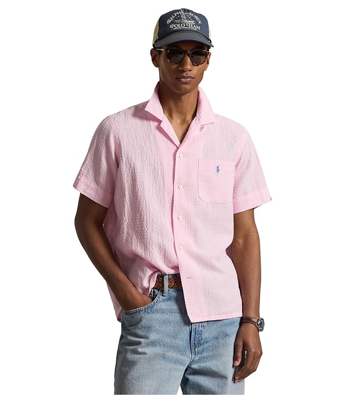 Polo Ralph Lauren Classic Fit Linen-Blend Seersucker Shirt