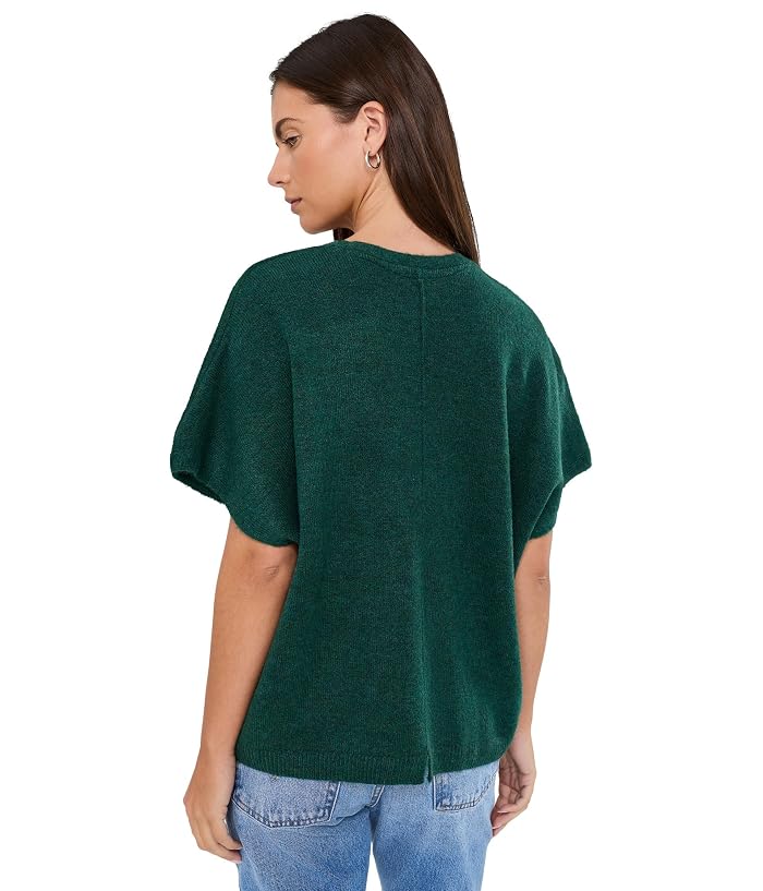Vince Camuto V-Neck Short Sleeve Boxy Top - Image 4
