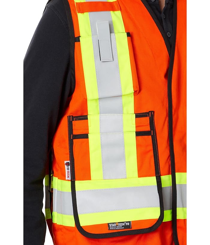 Pioneer 7732U 88/12 7 oz. Surveyor Vest High-Visibility - Image 3
