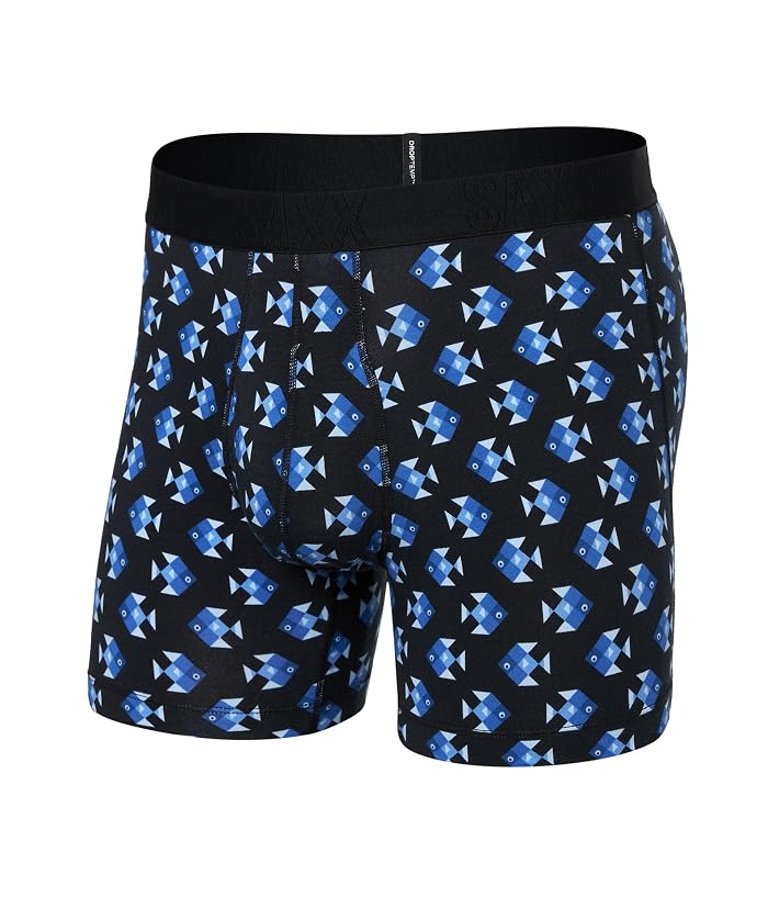 SAXX UNDERWEAR Droptemp Cooling Cotton Boxer Briefs Fly
