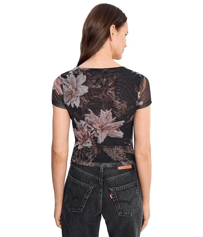 AllSaints Gabby Mesh Top - Image 4