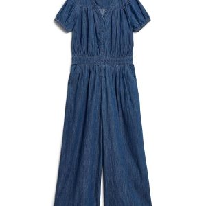 Janie and Jack Denim Jumpsuit (Toddler/Little Kid/Big Kid)