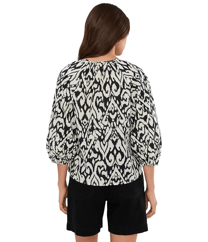 Vince Camuto Lace-Up Raglan Top with Neck Ties - Image 4