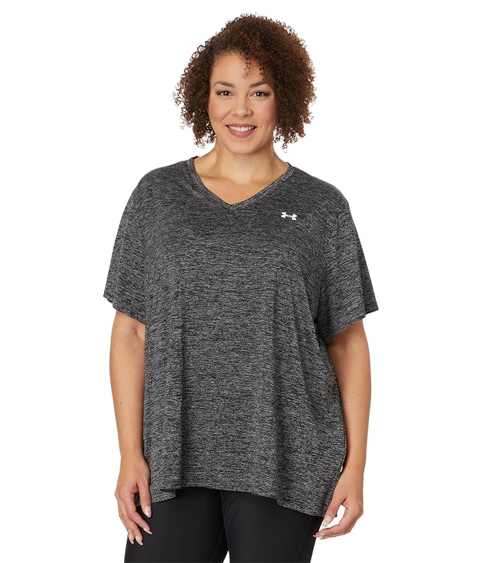 Under Armour Plus Size Tech Short Sleeve V-Neck Twist