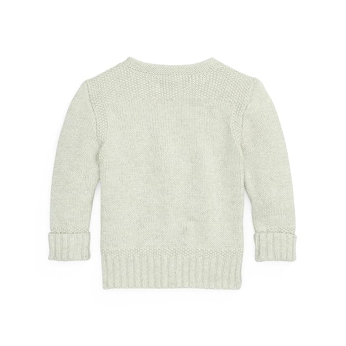 Polo Ralph Lauren Kids Combed Cotton V-Neck Cardigan (Infant) - Image 2