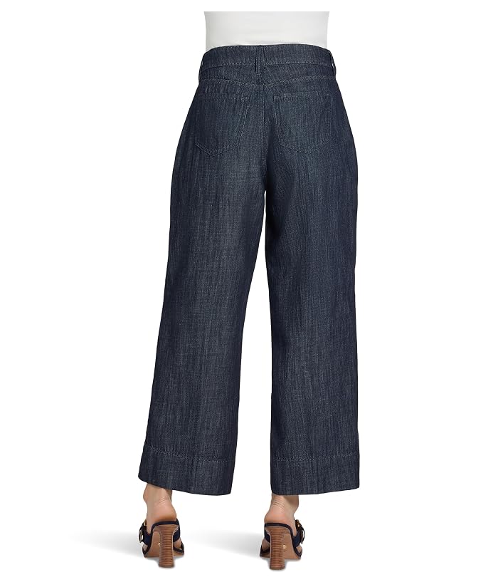 NYDJ Teresa Ankle Pleat Jeans in Dark Indigo - Image 4