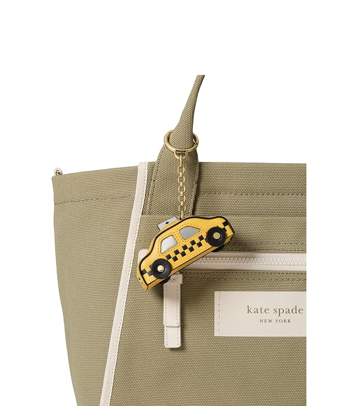 Kate Spade New York Charmed Smooth Leather On A Roll Taxi Leather Bag Charm - Image 2