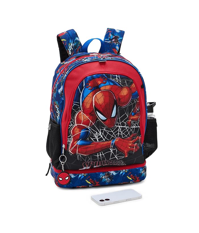 BIOWORLD Kids Spider-Man Integrated Backpack Set (Little Kid/Big Kid) - Image 3