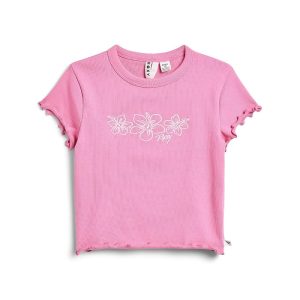 Roxy Kids Hibiscus Trio Baby Tee (Big Kid)