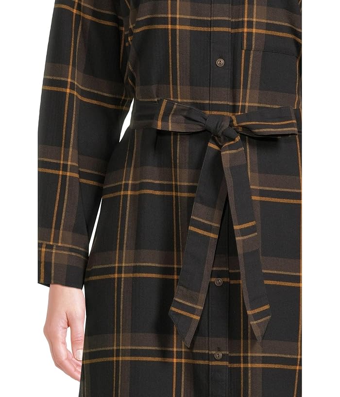L.L.Bean Signature Camp Flannel Midi Dress - Image 4